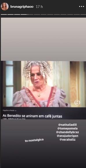 Stories de Bruna Griphao