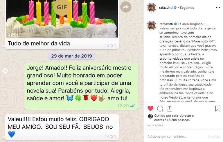 Post de Rafa Vitti