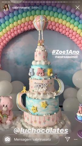 Aniversário de um ano de Zoe