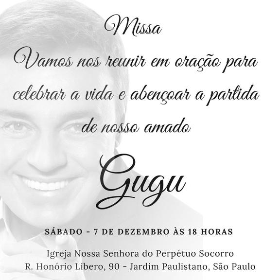 Missa do sétimo dia de Gugu Liberato