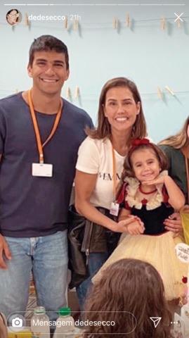 Aniversário da filha de Deborah Secco e Hugo Moura na escola