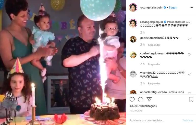 Erick Jacquin comemora primeiro ano de vida dos gêmeos