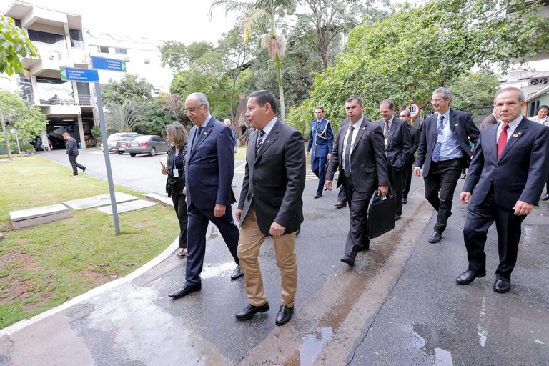 Vice-presidente da República Hamilton Mourão visita sede da TV Cultura