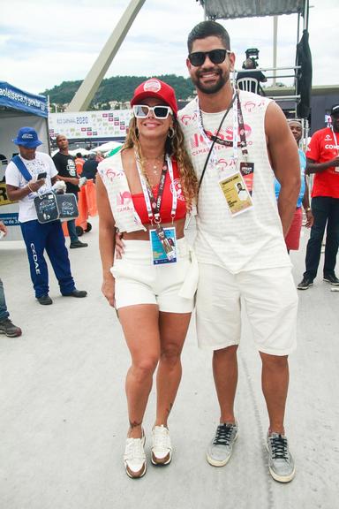 Famosos marcam presença na apuração do Carnaval das escolas de samba do Rio de Janeiro 