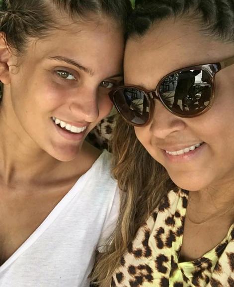 Preta Gil com a nora Laura Fernandez