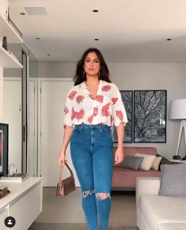 Mari Gonzalez monta looks estilosos com as roupas de Jonas