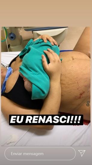 Rízia Cerqueira encanta ao exibir primeira foto do filho