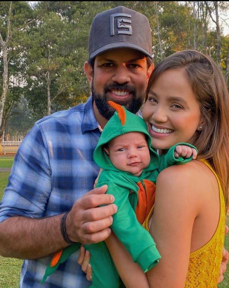 Biah Rodriguez e Sorocaba celebram segundo mês do filho 