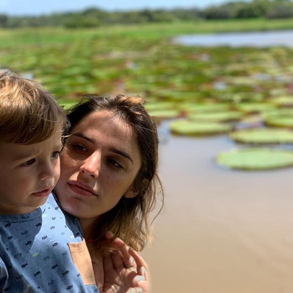 Rafa Brites relembra viagem em família à Amazônia e encanta 