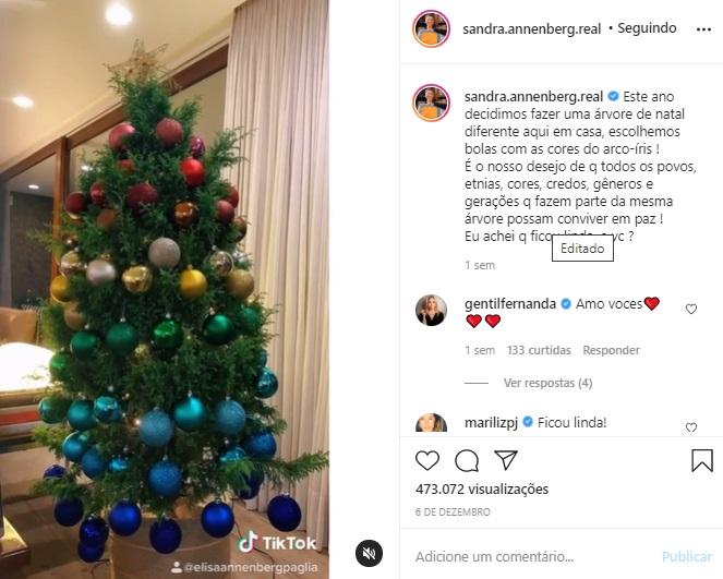 Veja a decoração natalina das celebridades