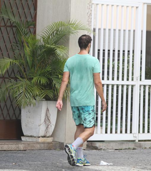 Reynaldo Giannechini é clicado em academia no Rio de Janeiro