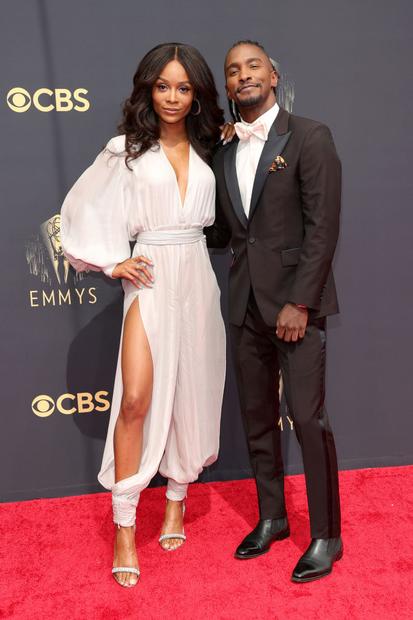 Zuri Hall e Scott Evans no Emmy 2021