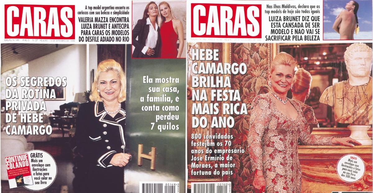 Hebe Camargo na Revista CARAS