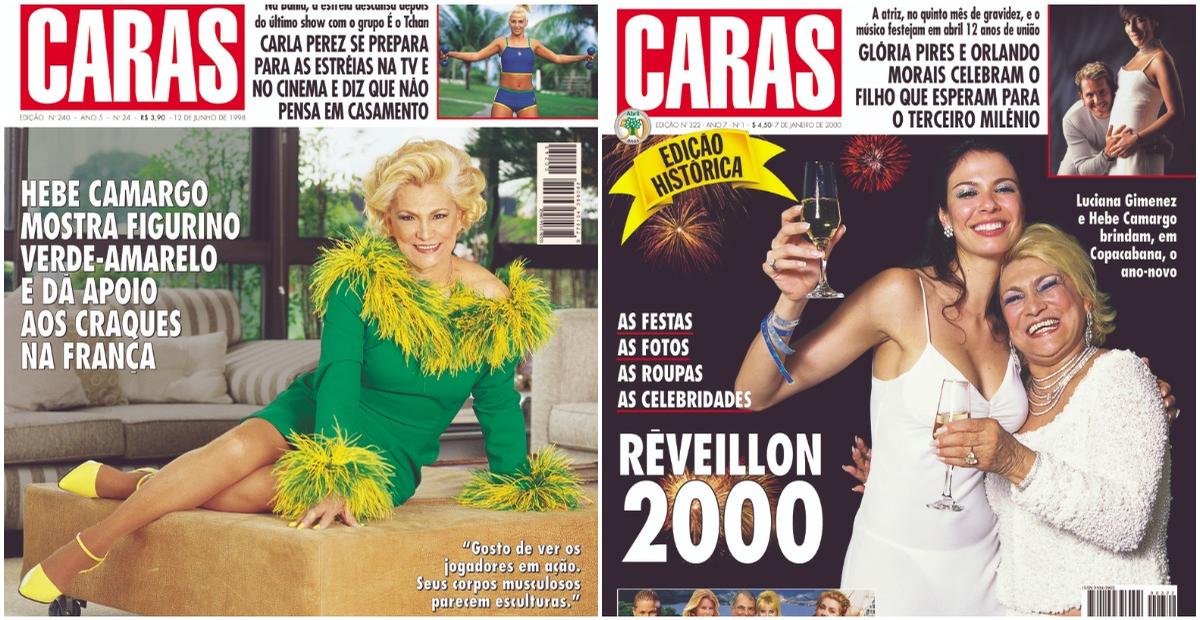 Hebe Camargo na Revista CARAS