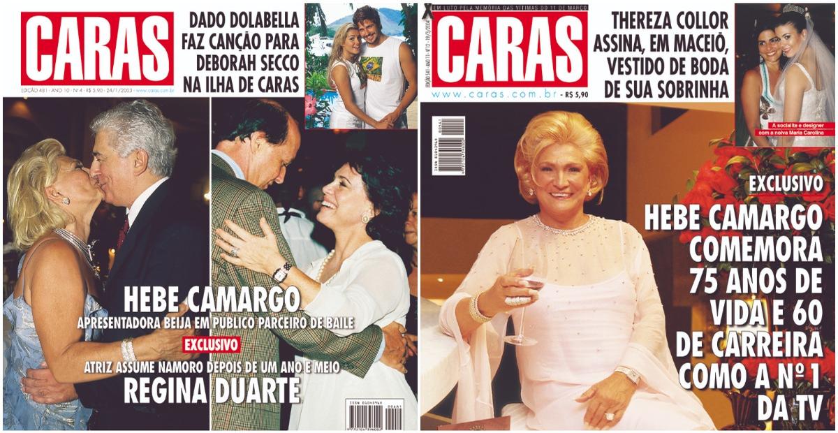 Hebe Camargo na Revista CARAS