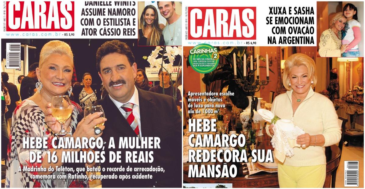 Hebe Camargo na Revista CARAS