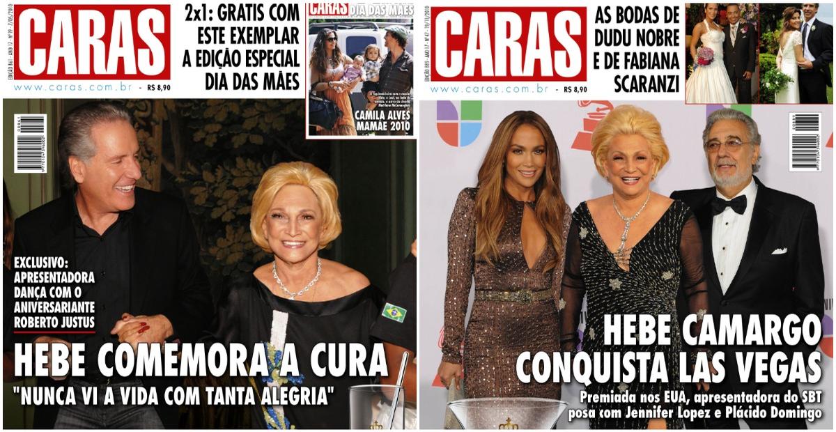 Hebe Camargo na Revista CARAS