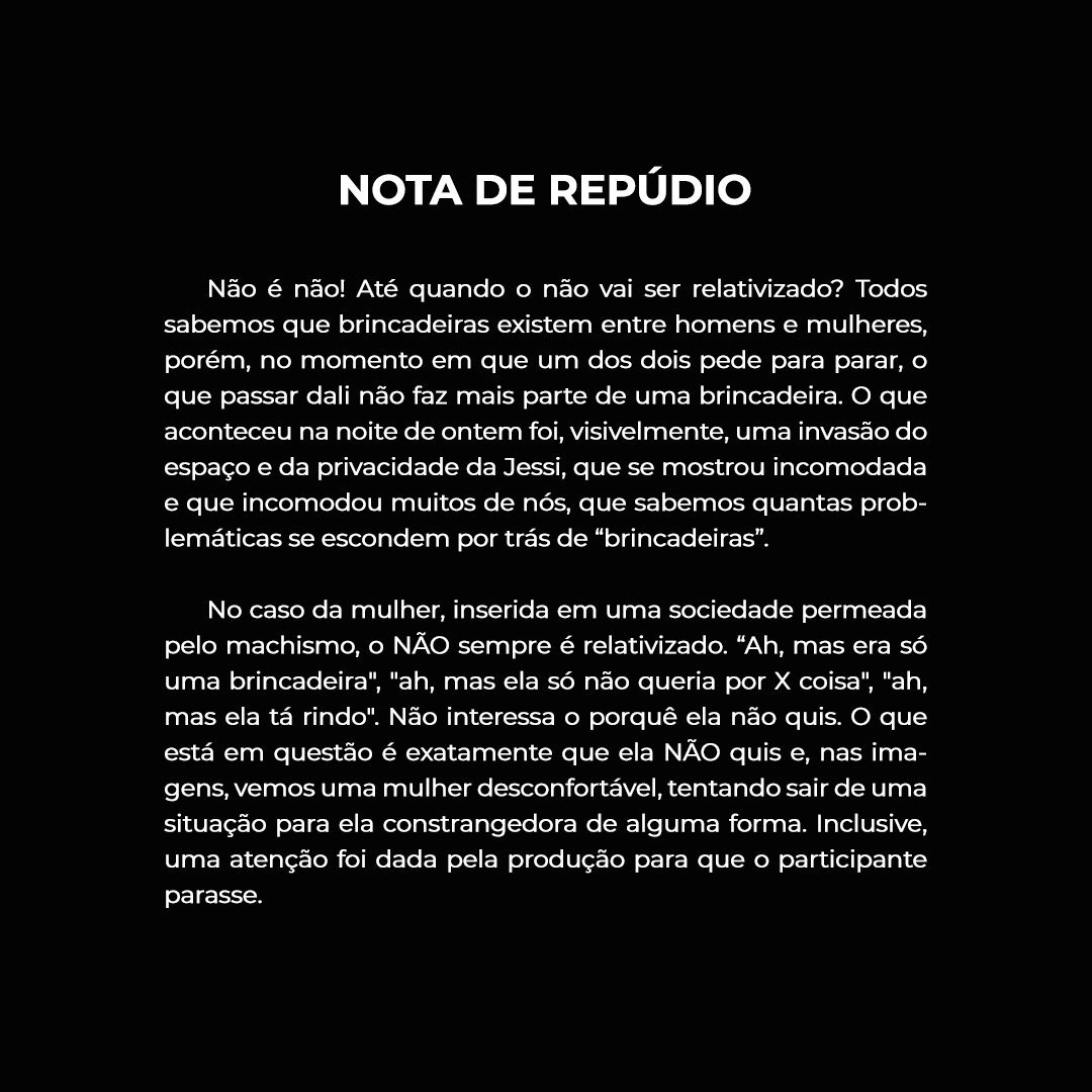 Nota de repúdio