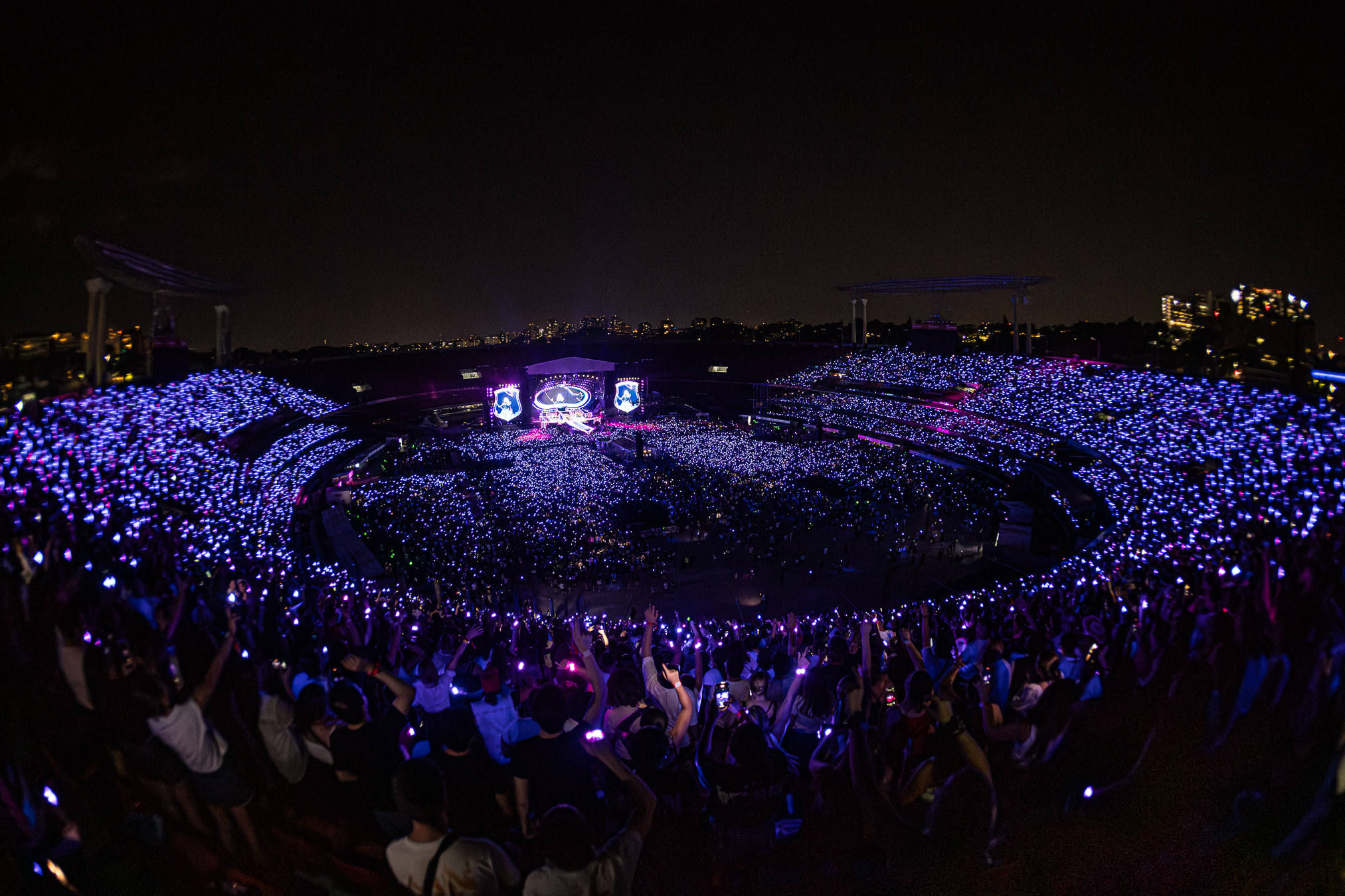 Plateia do show do RBD no Morumbi