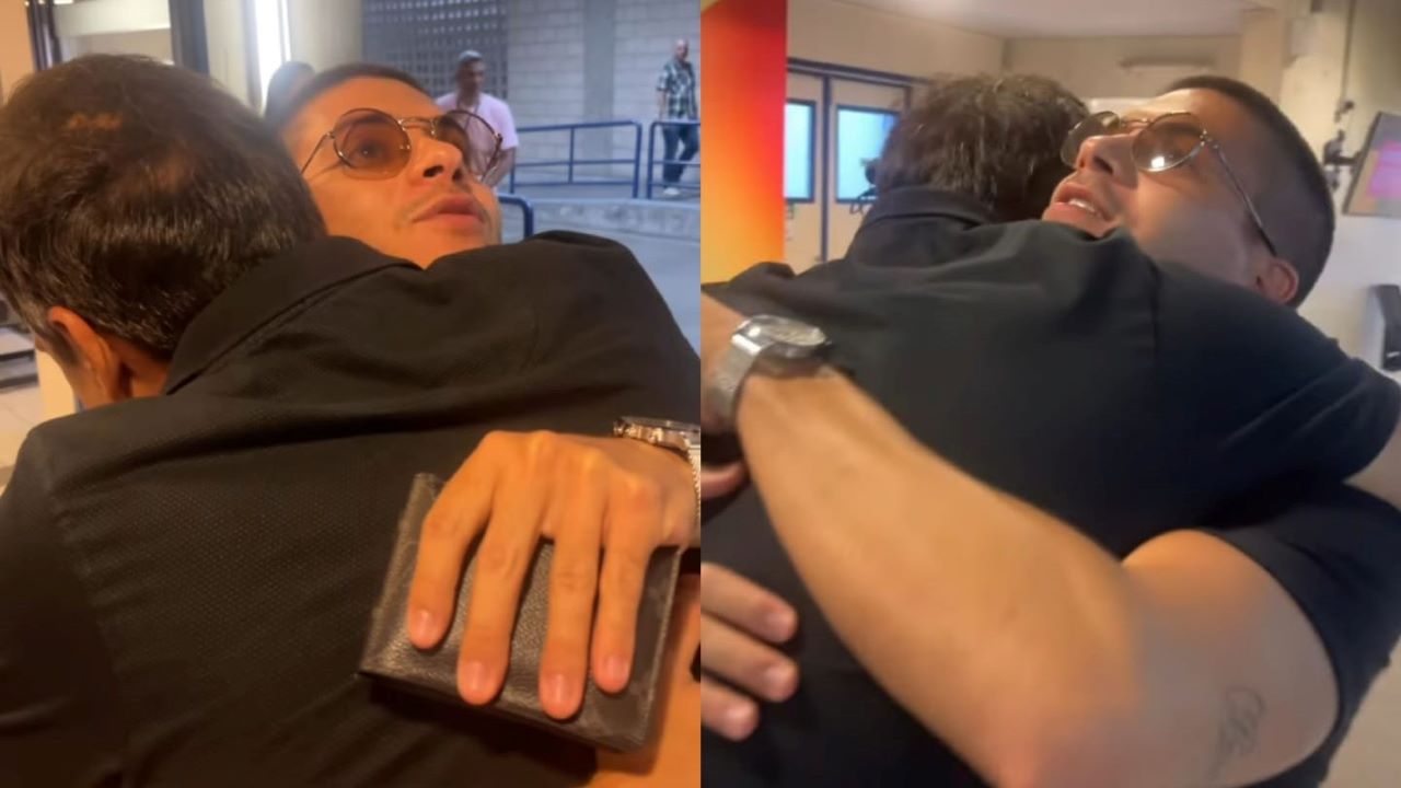 BBB 22: Arthur Aguiar e Tadeu Schmidt se reencontram em aeroporto: ”Nossas vidas estão conectadas para sempre”
