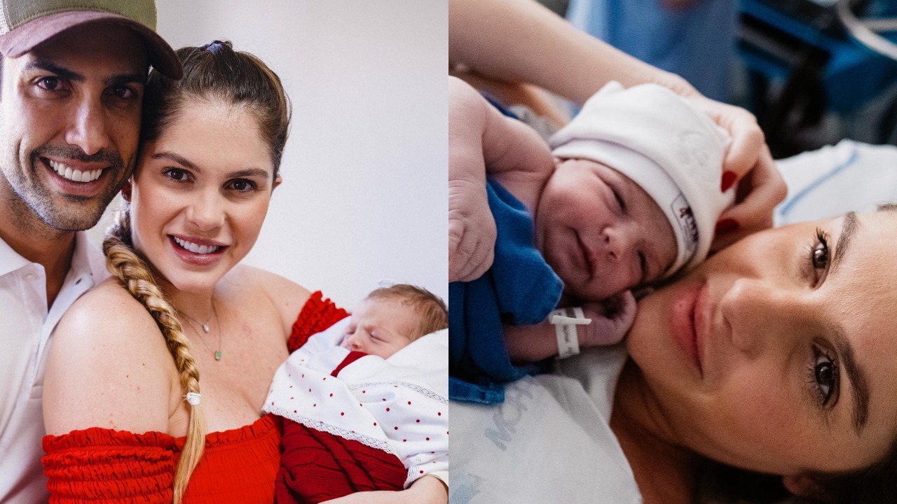 Bárbara Evans revela problema raro no parto da primeira filha, Ayla: ”Cordão umbilical tinha um nó”
