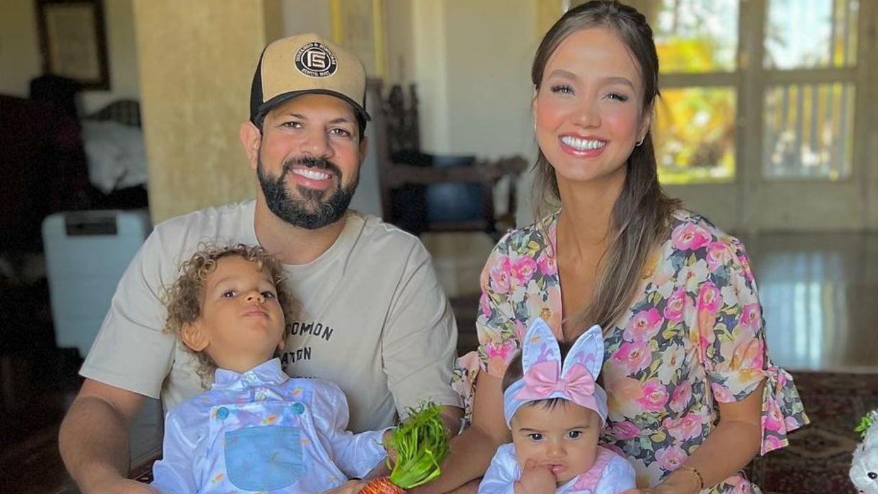 Biah Rodrigues faz cliques em temáticos em clima de Páscoa ao lado de sua família: ”Quanta fofura!”
