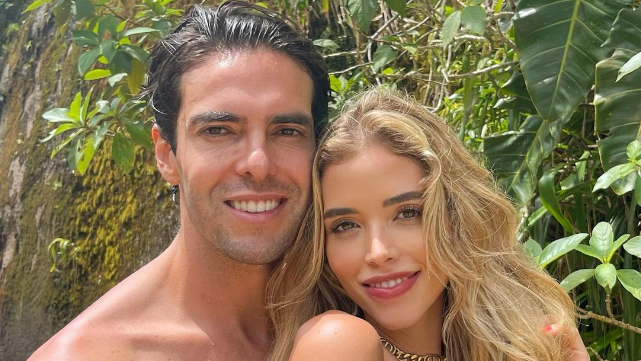 Carol Dias faz brincadeira divertida ao surgir coladinha com o marido, Kaká: ”Parece que tá prestes a completar 40?”
