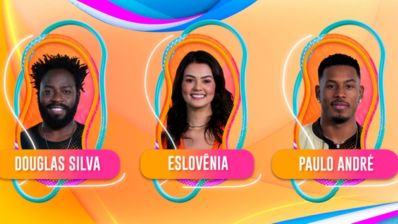 BBB 22: Douglas Silva, Eslovênia Marques e Paulo André formam o décimo primeiro paredão do reality; vote em quem deve sair