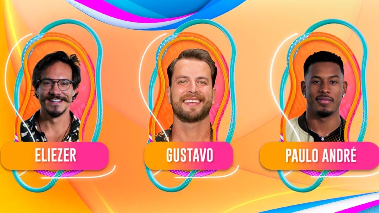 BBB 22: Eliezer, Gustavo Marsengo e Paulo André formam o décimo sexto paredão; vote em quem deve sair