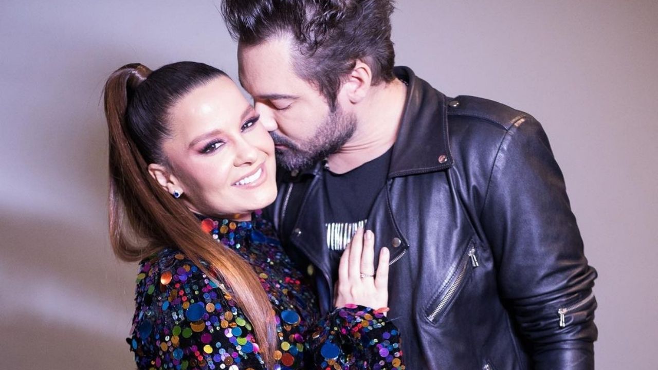 Após reconciliação, Maiara e Fernando posam coladinhos em fotos