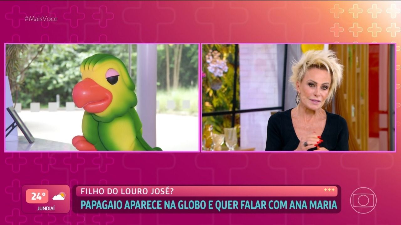 Ana Maria Braga se emociona com ‘Filho’ do Louro José no Mais Você