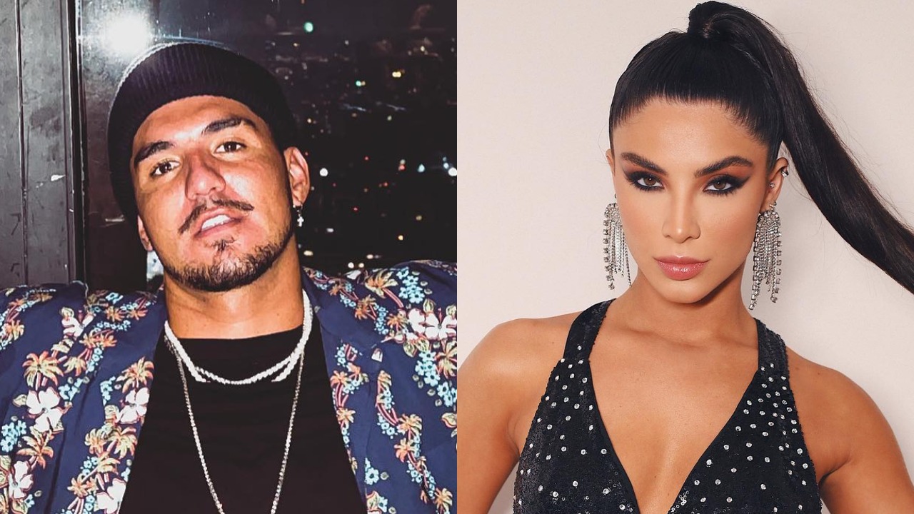 Gabriel Medina e ex de Kevinho, Gabriela Versiani, são vistos aos beijos em camarote