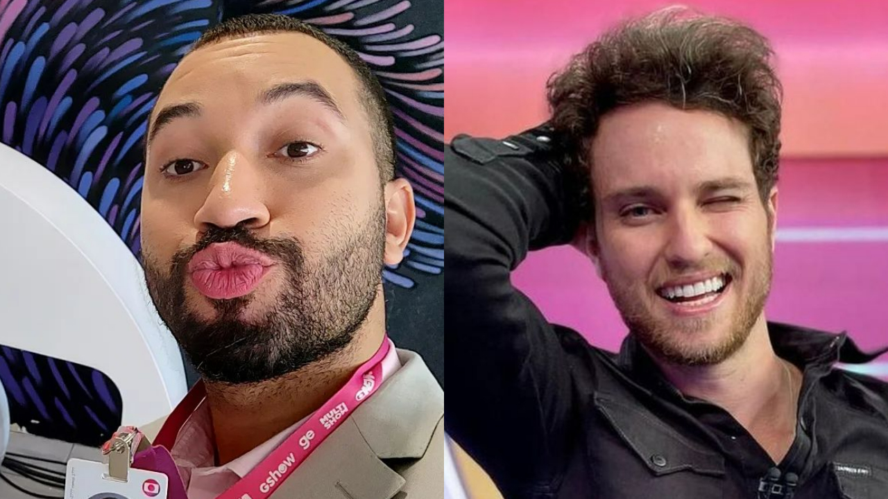 Gil do Vigor e Lucas Bissoli se divertem ao reproduzir coreografia durante encontro: ”Os barões da vigoradinha”