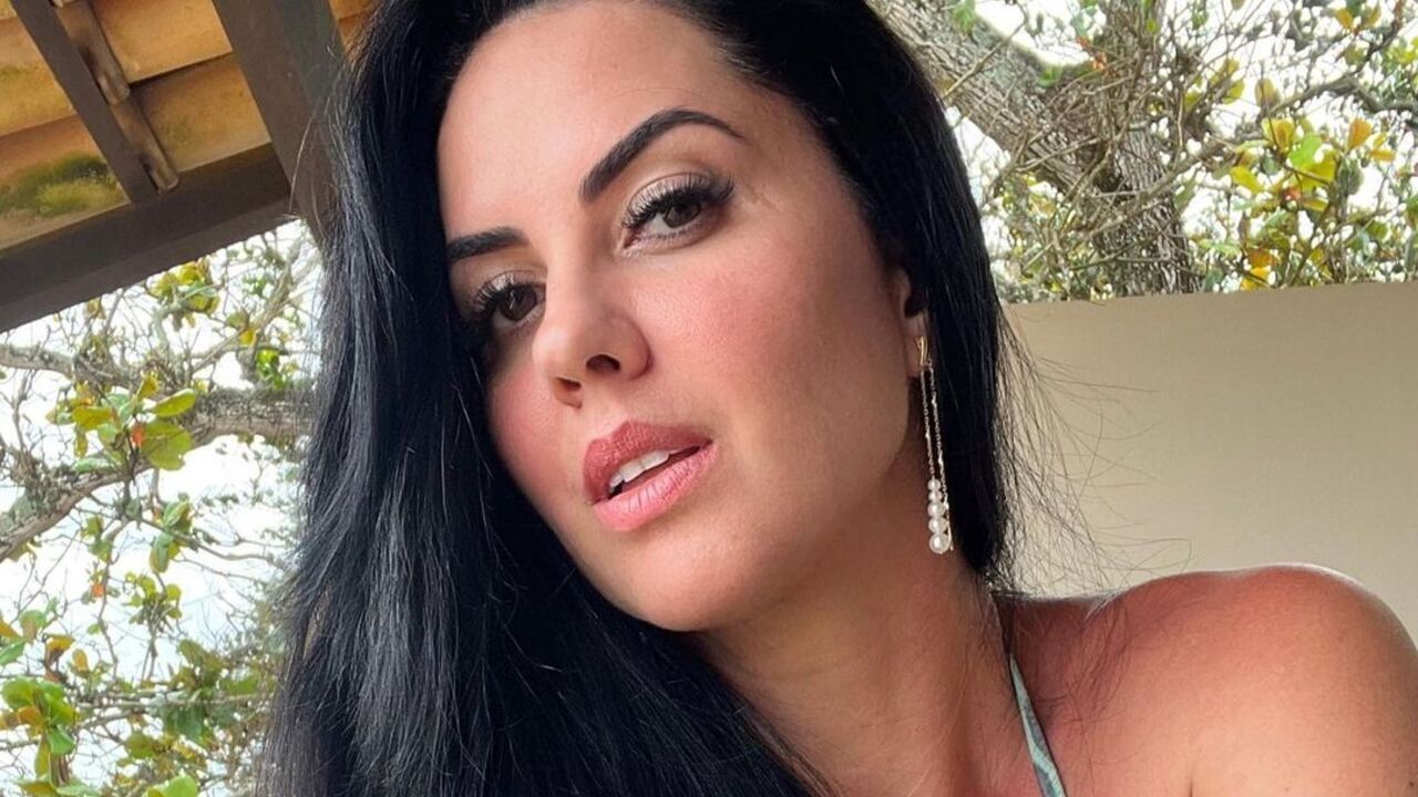 Graciele Lacerda surge com o cabelo curtinho e explica o que aconteceu