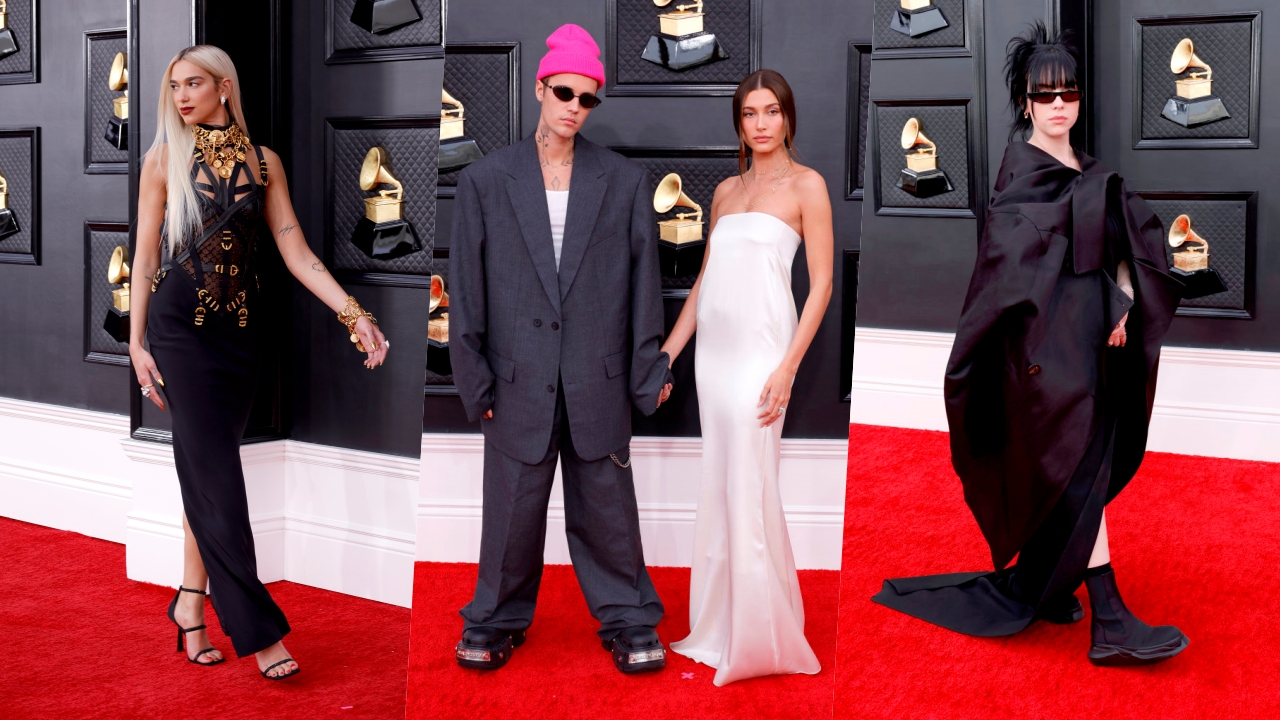 Gótico, verde e metálico! Os maiores destaques do red carpet do ‘Grammy 2022’