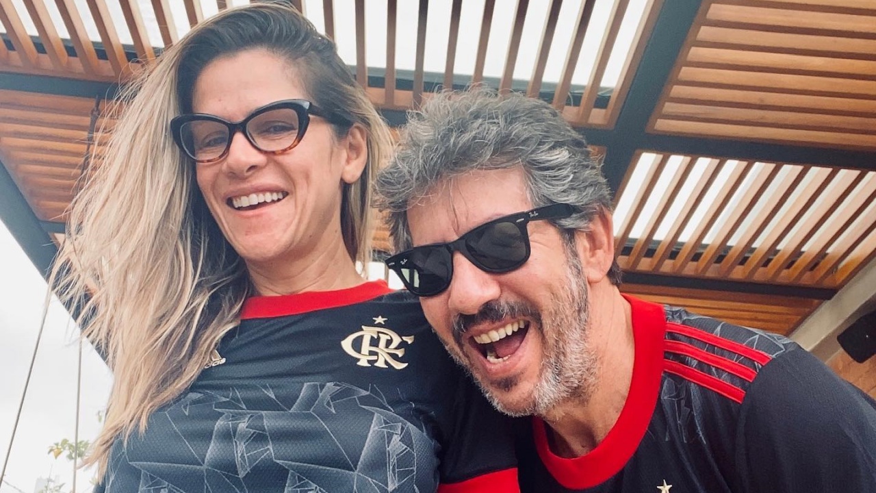 Ingrid Guimarães presta homenagem no aniversário do marido: ”Meu parceiro de vida”