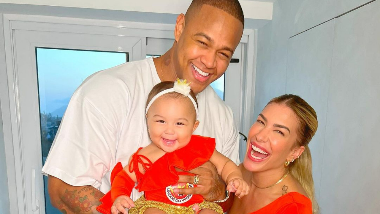 Lore Improta faz festinha temática da Viradouro para celebrar mesversário da filha, Liz: ”Não podíamos comemorar de outra forma”