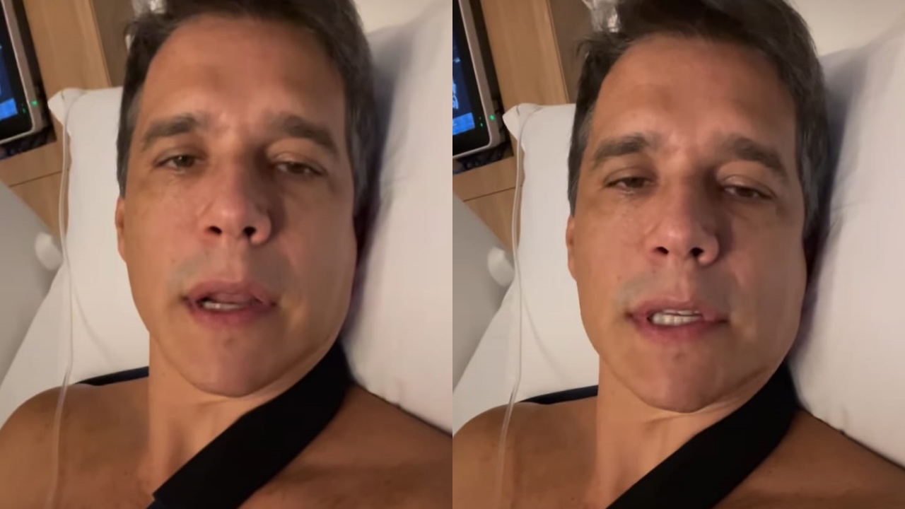 Marcio Garcia passa por cirurgia de emergência e tranquiliza os fãs: “Foi um sucesso”