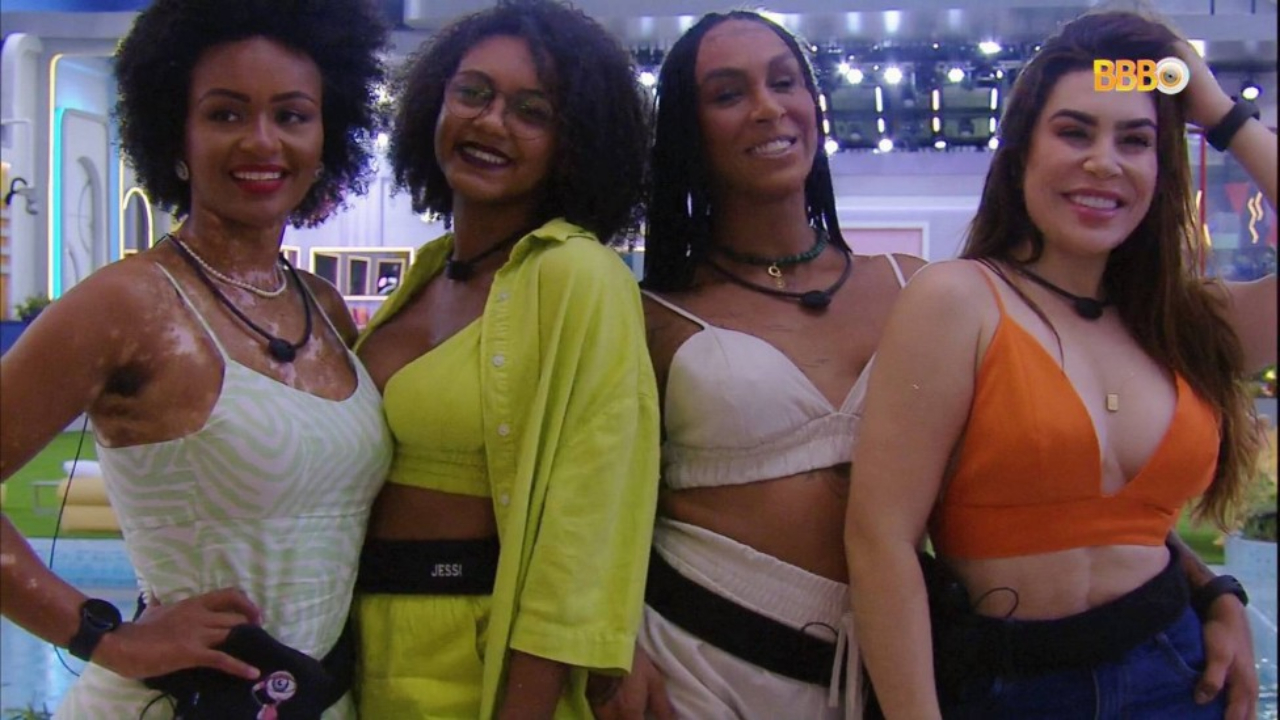 Fora do BBB 22, Nat, Jessi, Naiara e Linn se reencontram: ”Mais que amigas”