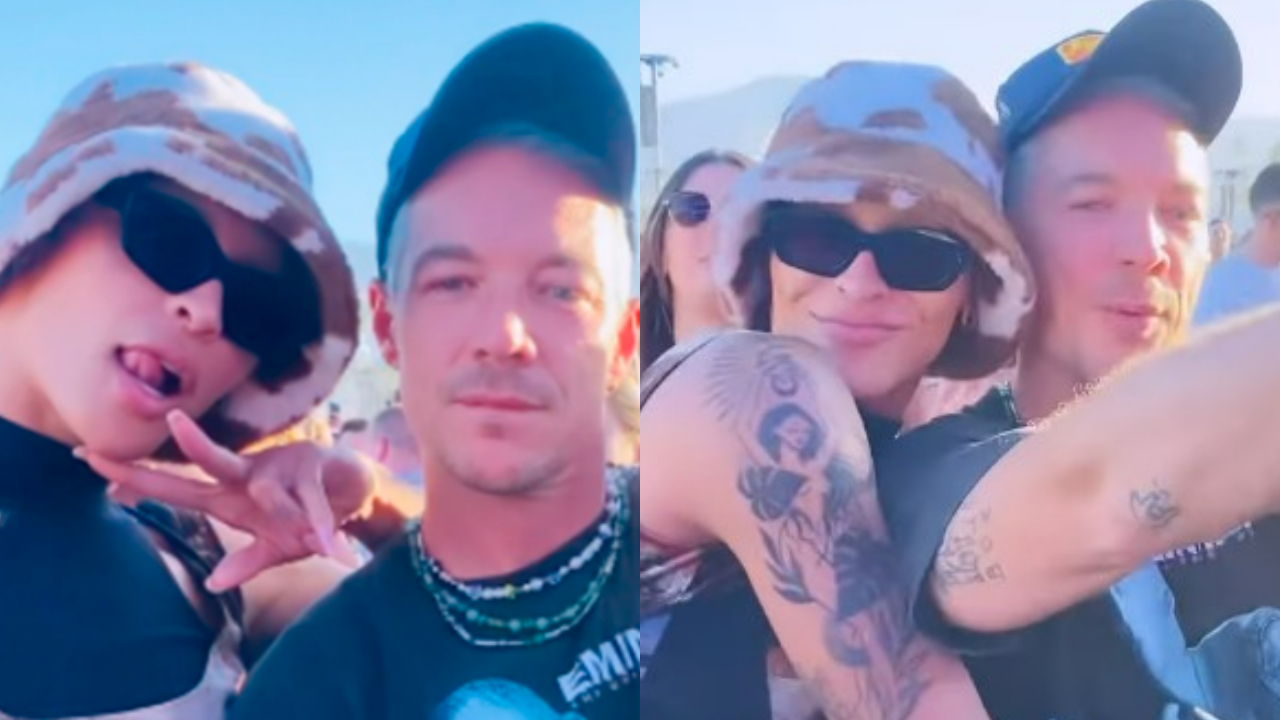 Pabllo Vittar curte show de Anitta no Coachella na companhia do DJ Diplo