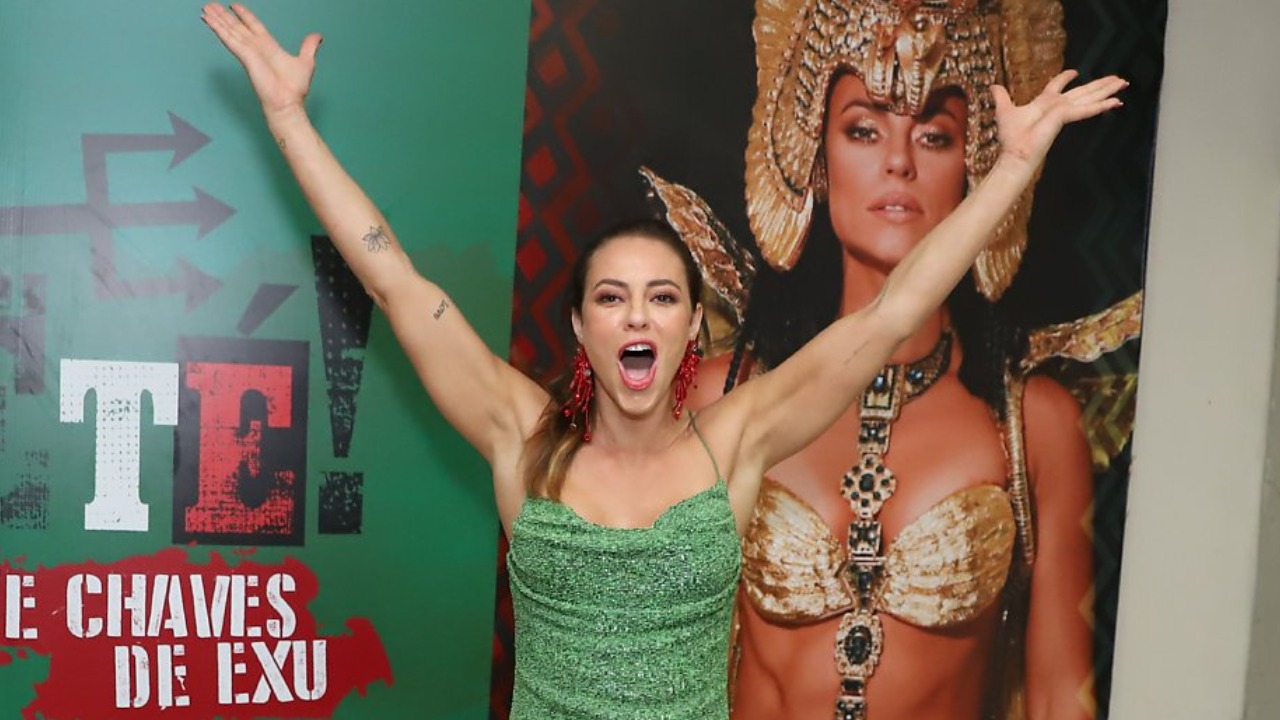 Rainha de bateria, Paolla Oliveira celebra primeiro título da Grande Rio: ”Laroyê, Exu!”