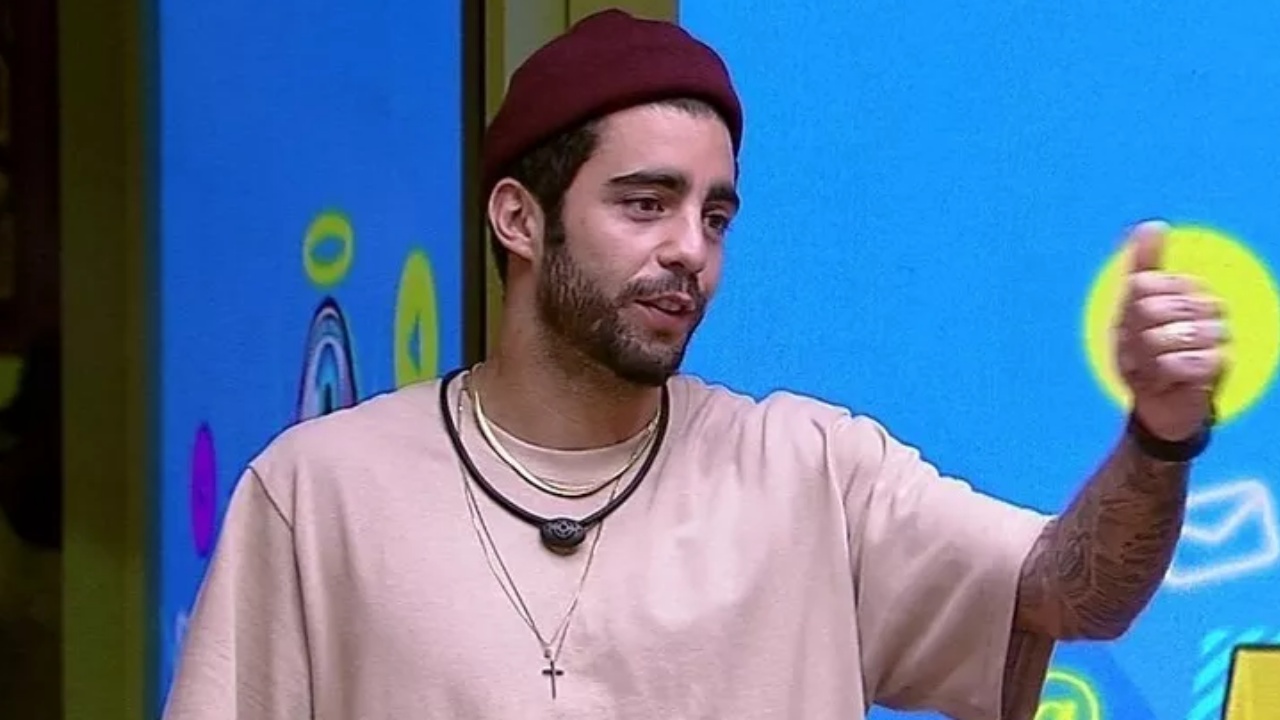 BBB 22: Pedro Scooby se emociona com desenho dos filhos no almoço do Anjo