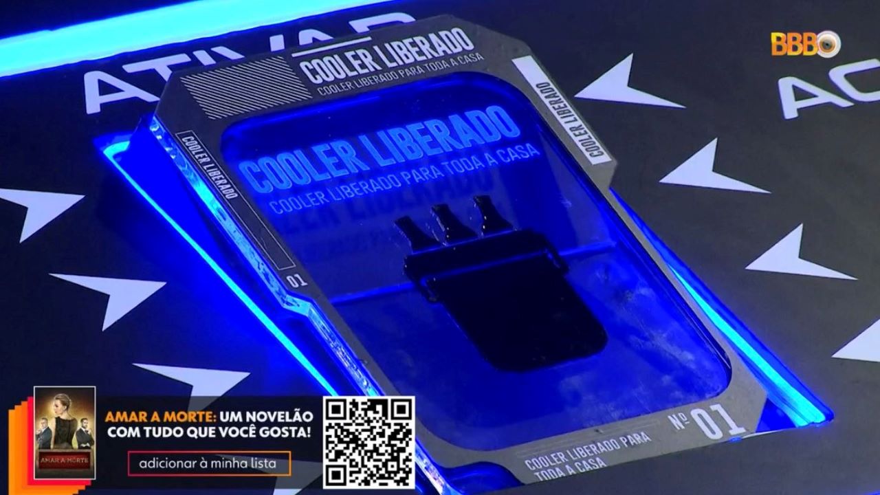 BBB 22: Utilizando seu primeiro poder, Arthur Aguiar libera cooler aos brothers: ”Quero que eles comemorem a minha eliminação”