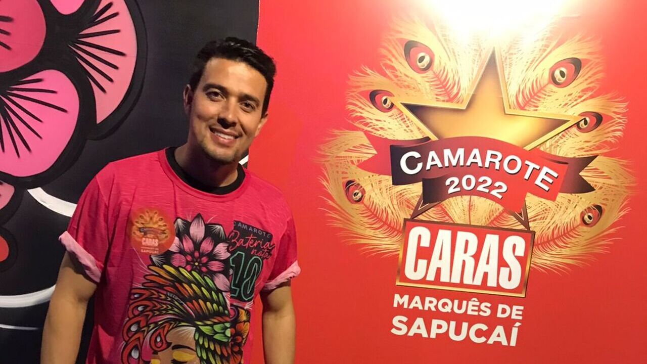 Chef Thiago Salvatico fala sobre relacionamento com Gugu e curte Carnaval no Camarote CARAS Bateria Nota 10