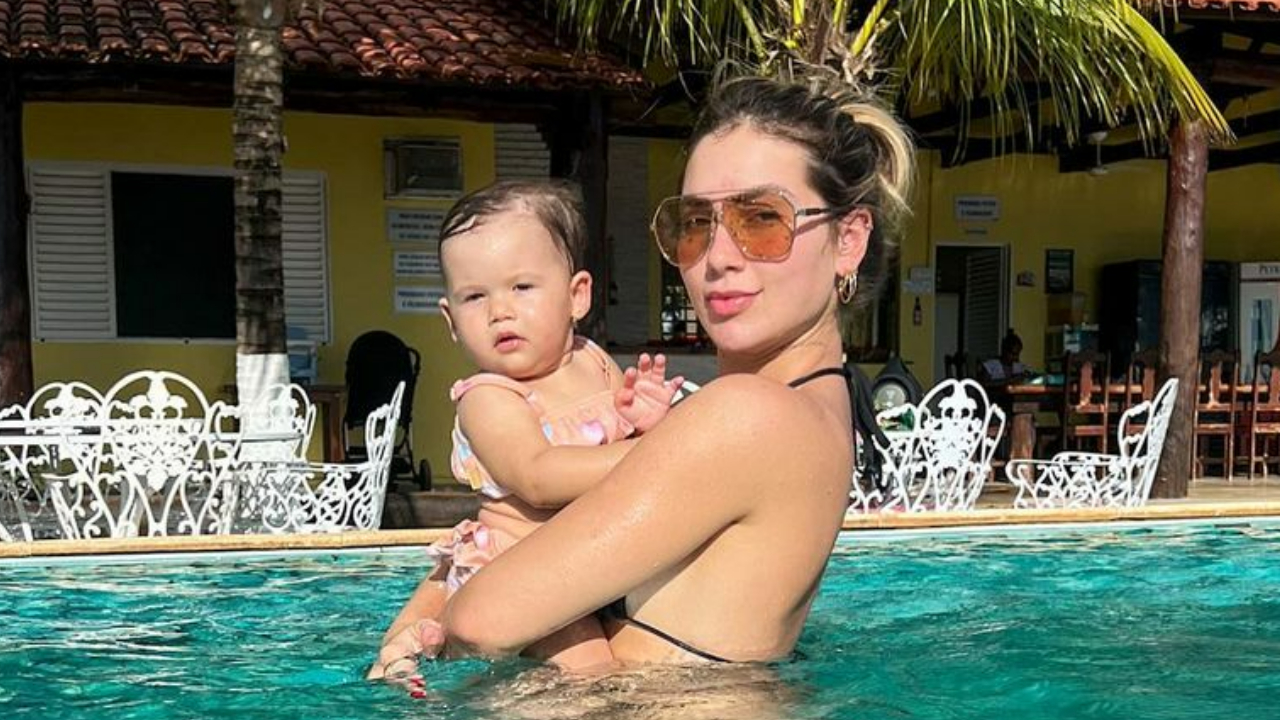 Virginia Fonseca se derrete durante brincadeira com a filha, Maria Alice: ”Bom demais!”