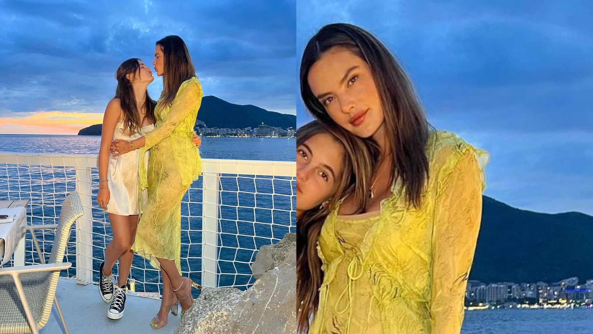 Alessandra Ambrosio posa ao lado da filha, Anja, e semelhança impressiona a web: “Gêmeas”