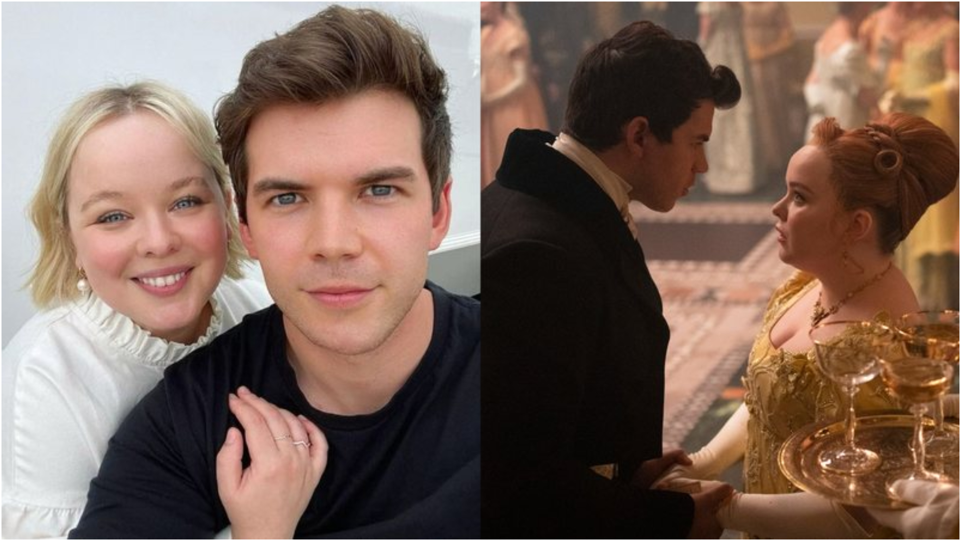 Atores de Bridgerton surgem juntinhos nos bastidores das filmagens: ”Ansiosa”