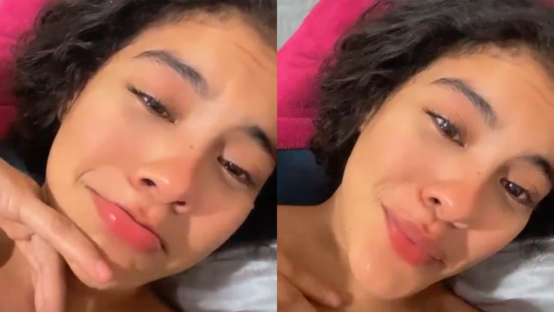 Bella Campos chora com final da novela Pantanal