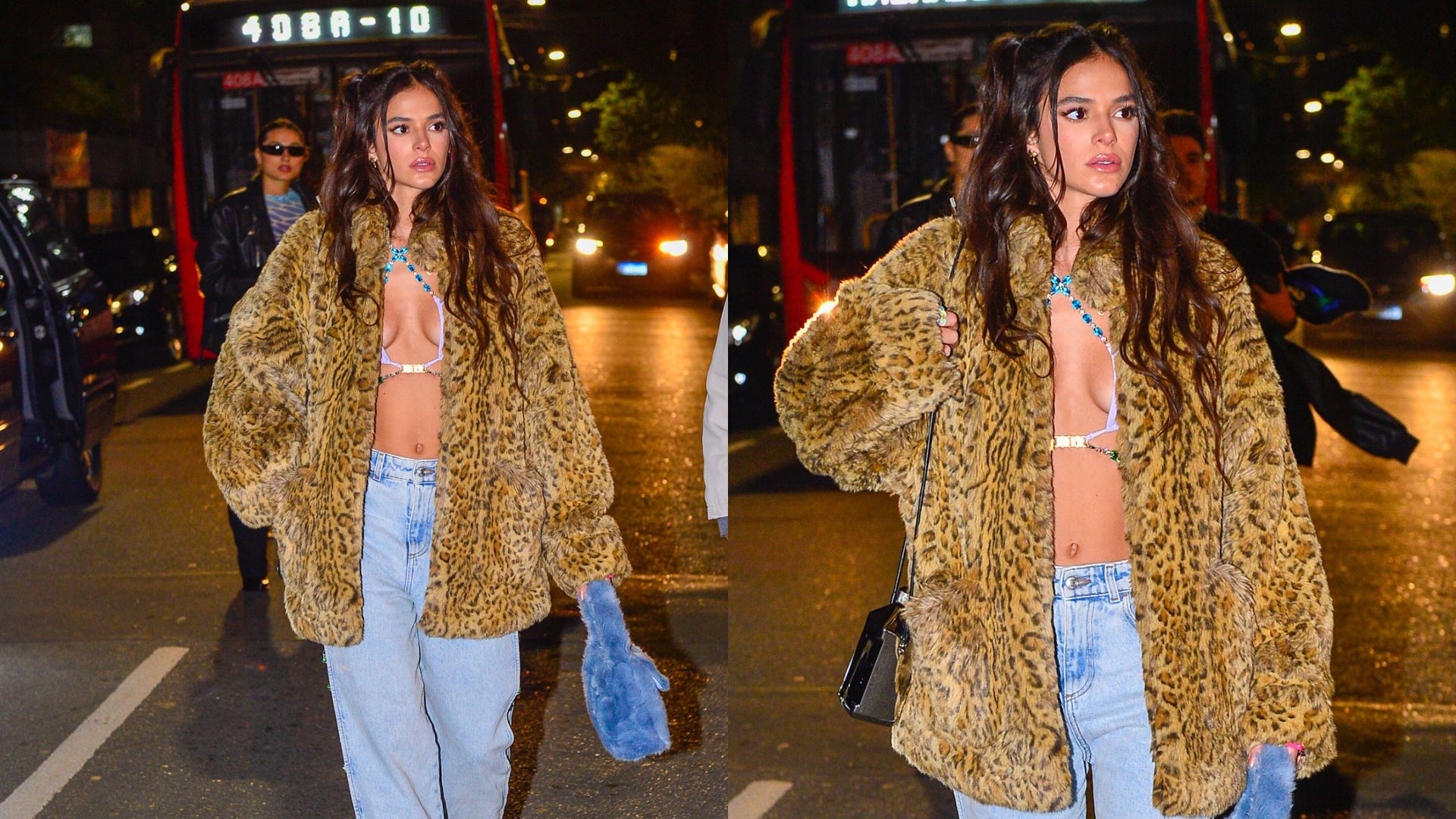 Bruna Marquezine rouba a cena com look fashionista para show em São Paulo