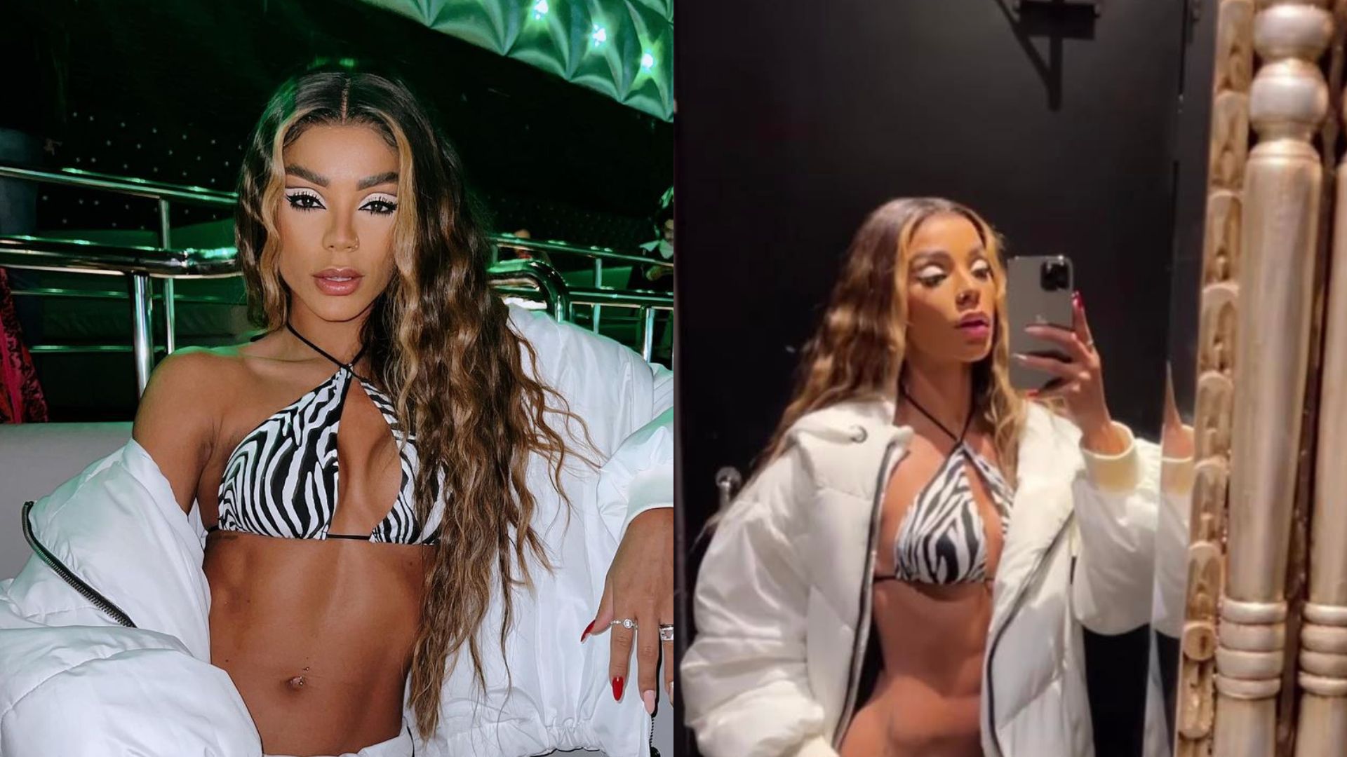 Brunna Gonçalves abaixa calça até o limite e rouba a cena com look: “Poderosa”